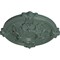 Ekena Millwork Hamilton Ceiling Medallion (Fits Canopies up to 3 3/4"), 17 3/8"OD x 1 3/4"P, Cloud Burst CM17HACBF - alternate 4